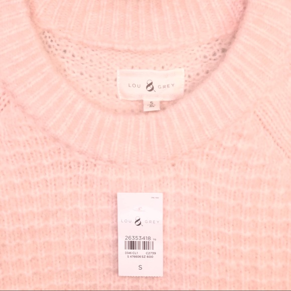 NWT Lou & Grey Alpaca Blend Waffle Knit Sweater - Picture 6 of 9